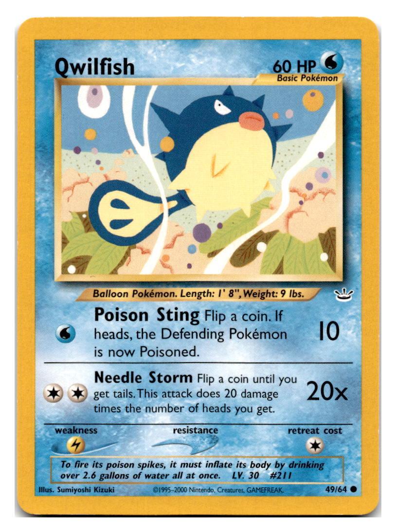 Qwilfish 049/64  - Unlimited Neo Revelation - Common
