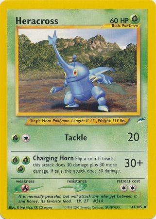 Heracross 041/105  - Unlimited Neo Destiny - Uncommon