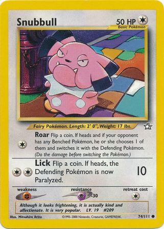 Snubbull 074/111  - Unlimited Neo Genesis - Common