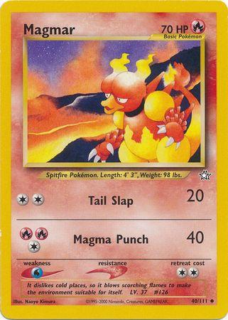 Magmar 040/111  - Unlimited Neo Genesis - Uncommon