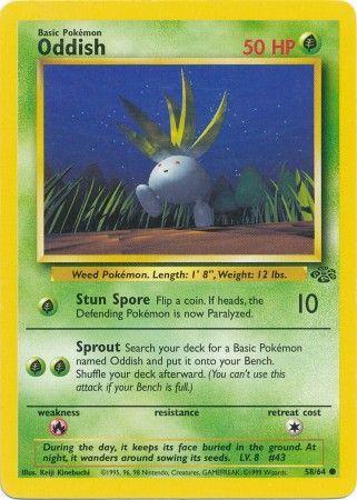 Oddish 058/64  - Unlimited Jungle - Common