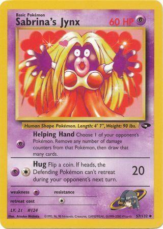 Sabrina's Jynx 057/132  - Unlimited Gym Challenge - Uncommon