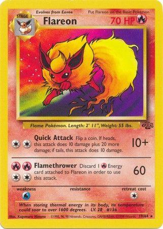 Flareon (19) (19) 019/64  - Unlimited Jungle - Rare