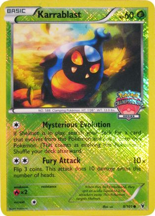 Karrablast (Championship Series) 008/101  - Reverse Holofoil League & Championship Cards - Promo
