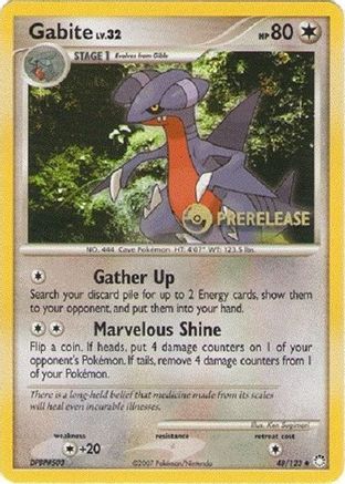 Gabite (Prerelease) 048/124  Diamond and Pearl Promos - Promo