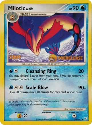 Milotic (Prerelease) [Staff] 070/147  Nintendo Promos - Promo