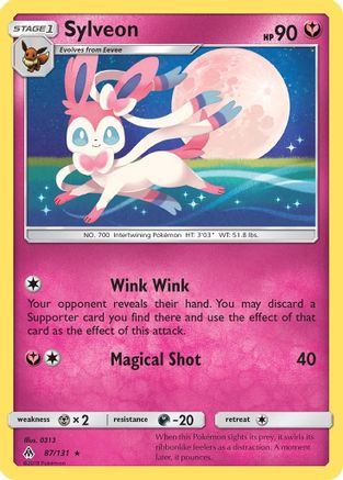 Sylveon 087/131  SM  Forbidden Light - Rare