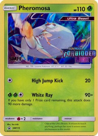Pheromosa (Prerelease) [Staff] SM115  - Holofoil SM Promos - Promo