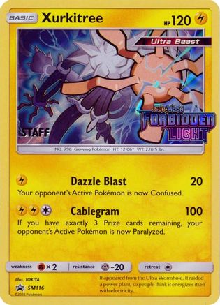 Xurkitree (Prerelease) [Staff] SM116  - Holofoil SM Promos - Promo