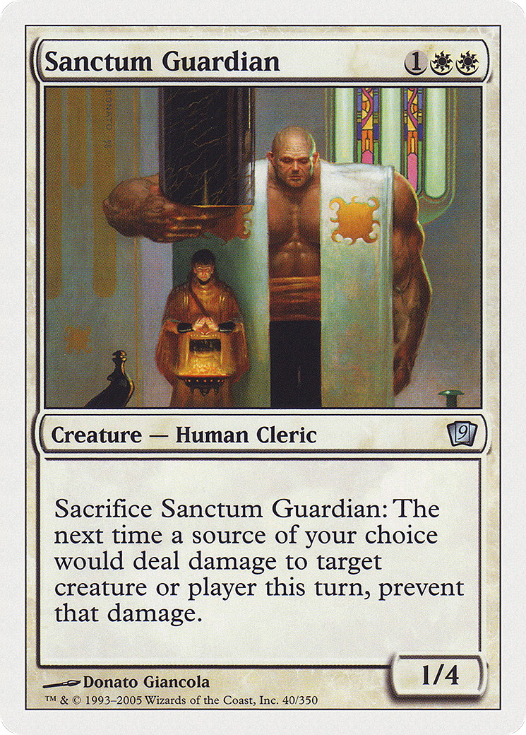Sanctum Guardian (9ED-40★) - 9th Edition Foil