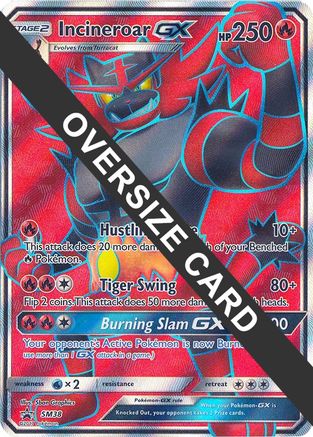 Incineroar GX (SM Black Star Promo) SM38  - Holofoil Jumbo Cards - Promo