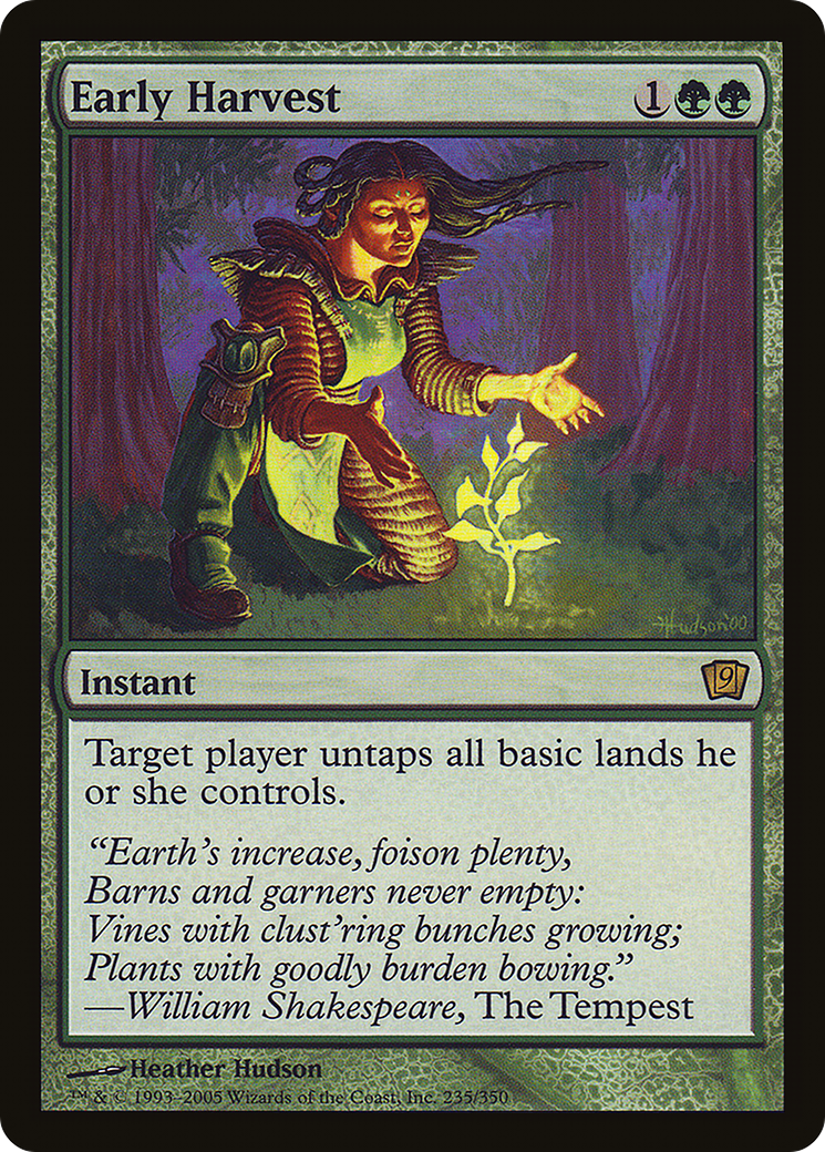 Early Harvest (9ED-235★) - 9th Edition Foil