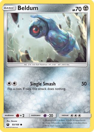 Beldum (93) (93) 093  SM  Celestial Storm - Common