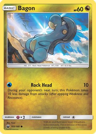Bagon (103) (103) 103/168  SM  Celestial Storm - Common