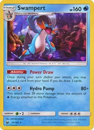 Swampert (SM Celestial Storm) 035/168  - Holofoil Deck Exclusives - Holo Rare