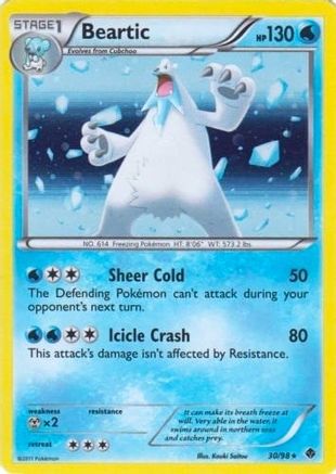 Beartic (Cracked Ice Holo) 030/98  - Holofoil Blister Exclusives - Promo