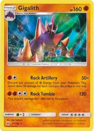 Gigalith (Cosmos Holo) 071/149  - Holofoil Blister Exclusives - Promo