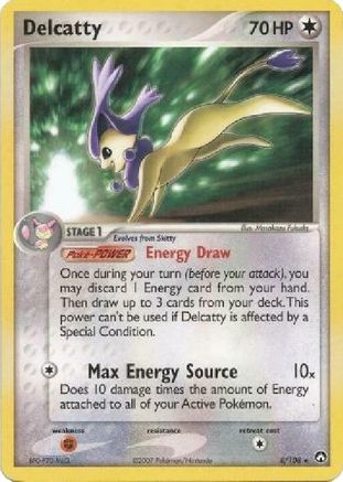 Delcatty (EX Power Keepers) 008/108  Deck Exclusives - Rare