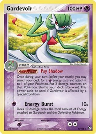 Gardevoir (EX Power Keepers) 009/108  Deck Exclusives - Rare