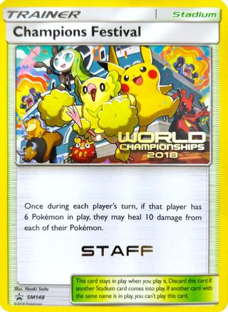 Champions Festival (World Championships 2018) [Staff] SM148  SM Promos - Promo