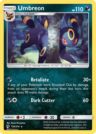 Umbreon 120/214  SM  Lost Thunder - Rare