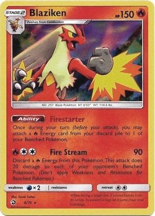 Blaziken (Dragon Majesty) 006/070  Deck Exclusives - Rare