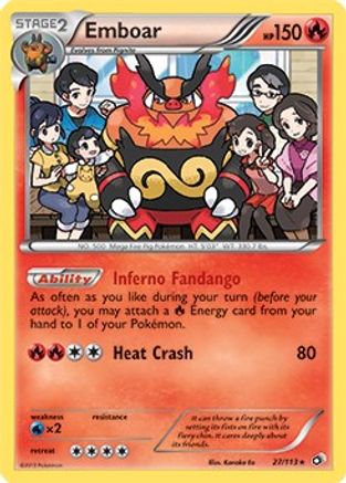 Emboar (Legendary Treasures) 027/113  Deck Exclusives - Rare