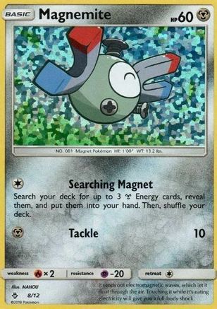 Magnemite 008/12  - Holofoil McDonalds Promos 2018 - Promo