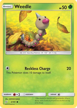 Weedle (3) (3) 003/181  SM  Team Up - Common