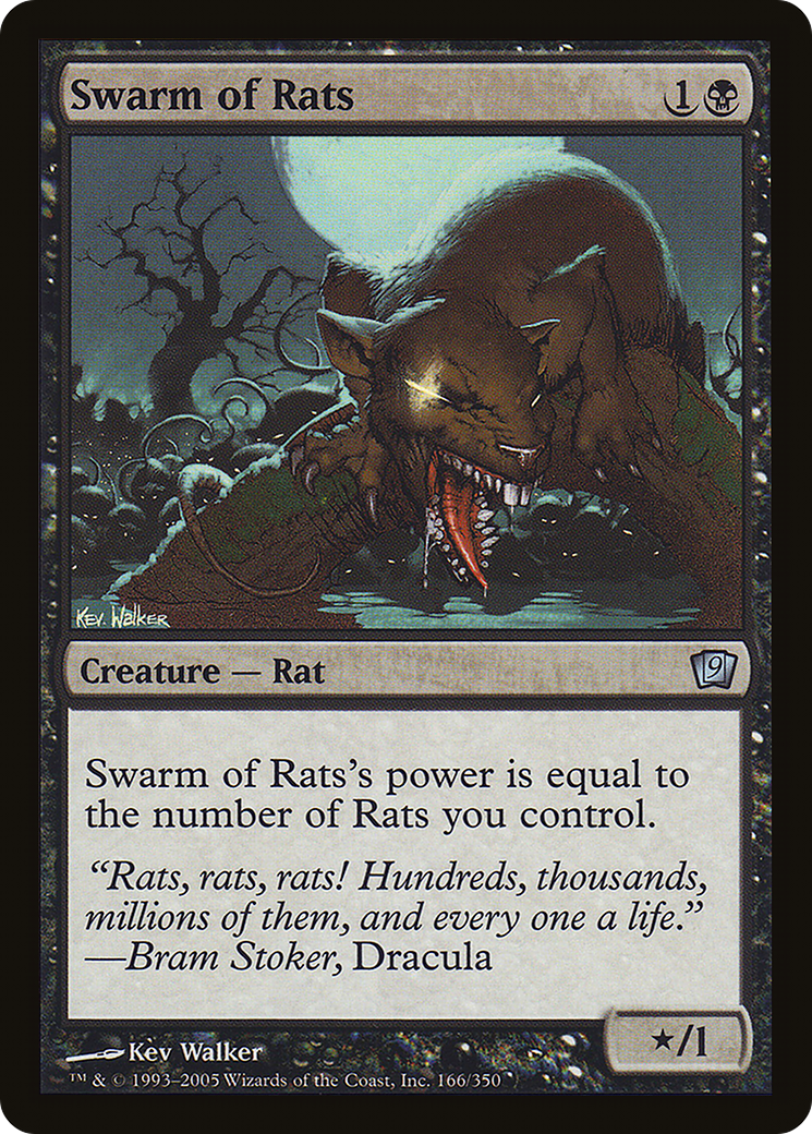 Swarm of Rats (9ED-166) - 9th Edition