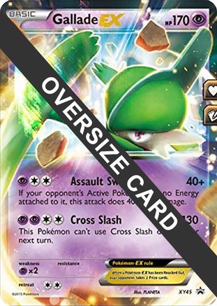 Gallade EX (XY Black Star Promo) XY45  - Holofoil Jumbo Cards - Promo