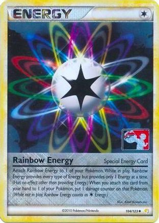 Rainbow Energy (League Promo) 104/123  - Reverse Holofoil League & Championship Cards - Promo