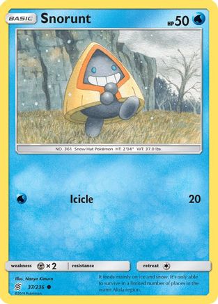 Snorunt 037/236  SM  Unified Minds - Common