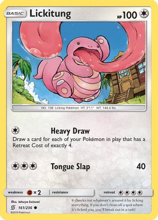 Lickitung 161/236  SM  Unified Minds - Common