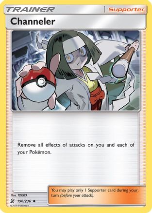 Channeler 190/236  - Reverse Holofoil SM  Unified Minds - Uncommon