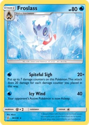 Froslass (SM Unified Minds) 038/236  Deck Exclusives - Rare