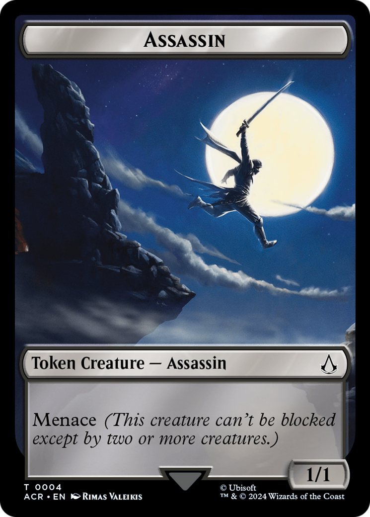 Assassin Token (ACR-004) - Assassin's Creed Tokens