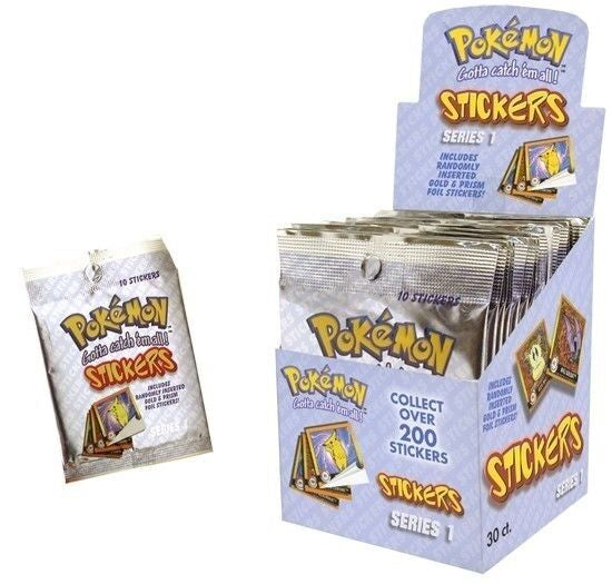 1999 Pokémon Series 1 Stickers