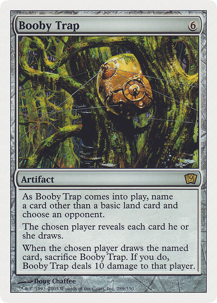 Booby Trap (9ED-289★) - 9th Edition Foil