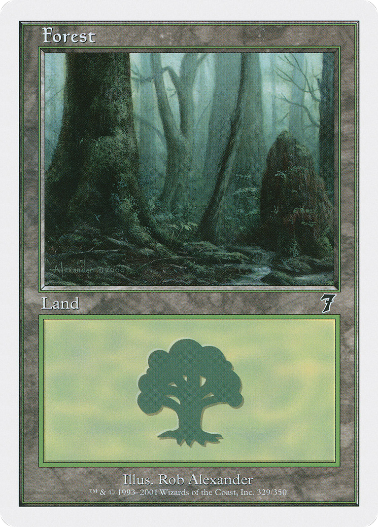 Forest (7ED-329★) - 7th Edition Foil