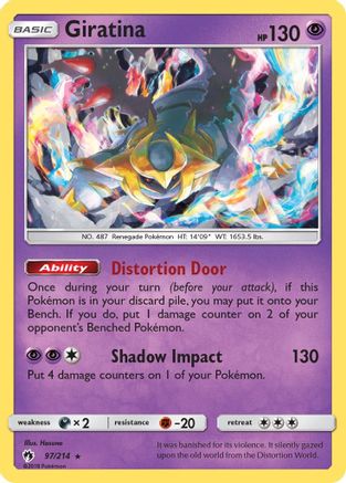 Giratina 097/214  Deck Exclusives - Rare