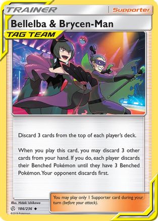 Bellelba & Brycen-Man 186/236  SM  Cosmic Eclipse - Uncommon