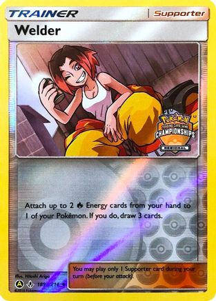 Welder (Regional Championships) 189a/214  - Reverse Holofoil League & Championship Cards - Promo
