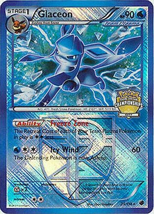 Glaceon (City Championships) 023/116  - Reverse Holofoil League & Championship Cards - Promo