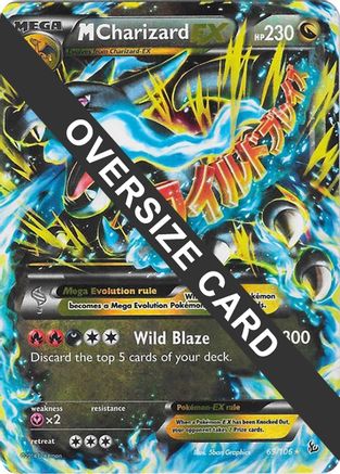 M Charizard EX (Form X) 069/106  - Holofoil Jumbo Cards - Promo