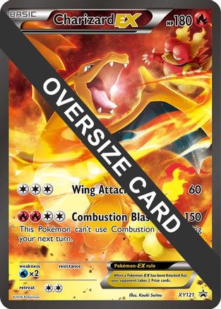 Charizard EX (XY Black Star Promos) XY121  - Holofoil Jumbo Cards - Promo