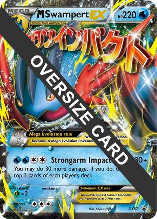 M Swampert EX XY87  - Holofoil Jumbo Cards - Promo