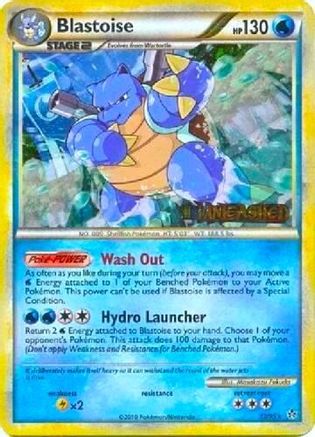 Blastoise (Prerelease) 013/95  - Holofoil HGSS Promos - Promo