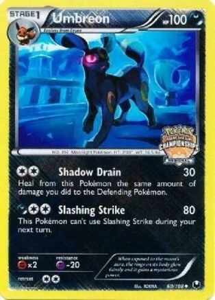 Umbreon (Regional Championships) 060/108  - Holofoil League & Championship Cards - Promo