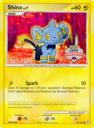 Shinx (City Championships) 098/130  Nintendo Promos - Promo